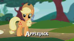 Size: 1920x1080 | Tagged: safe, screencap, applejack, earth pony, pony, foal house, parody, youtube link