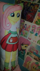 Size: 2592x4608 | Tagged: safe, artist:leone di cielo, fluttershy, better together, eqg summertime shorts, equestria girls, pet project, body pillow, body pillow design, converse, photo, shoes