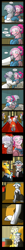 Size: 736x7499 | Tagged: safe, artist:angelamyrose, big macintosh, cheese sandwich, cloudy quartz, igneous rock pie, maud pie, pinkie pie, rarity, oc, oc:cobblestone, oc:cobblestone pie, ghost, pony, unicorn, canon x oc, cheesepie, crying, female, male, marriage, rarimac, shipping, straight, wedding