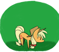 Size: 500x441 | Tagged: safe, artist:fauxsquared, part of a set, applejack, earth pony, pony, female, freckles, hat, mare, solo