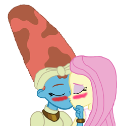 Size: 1961x2075 | Tagged: safe, artist:fernandash, artist:ktd1993, fluttershy, meadowbrook, better together, equestria girls, beehive hairdo, female, kissing, lesbian, meadowshy, shipping