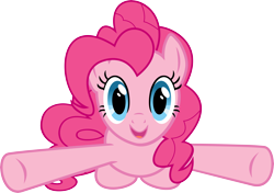 Size: 9348x6568 | Tagged: safe, artist:kayman13, artist:loboguerrero, pinkie pie, earth pony, pony, absurd resolution, incoming hug, simple background, solo, transparent background, underhoof, vector