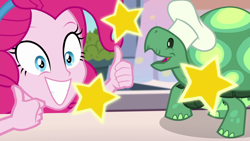 Size: 1920x1080 | Tagged: safe, screencap, pinkie pie, tank, better together, equestria girls, the craft of cookies