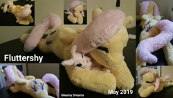 Size: 3264x1836 | Tagged: safe, artist:gleamydreams, fluttershy, pegasus, pony, female, mare, plushie