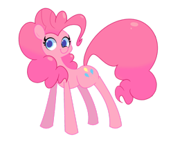 Size: 1280x1067 | Tagged: safe, artist:turtlefarminguy, pinkie pie, earth pony, pony, cute, diapinkes, female, mare, simple background, smiling, solo, transparent background