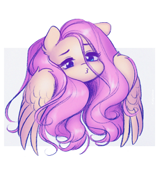 Size: 2880x3089 | Tagged: safe, artist:katputze, fluttershy, pegasus, pony, cute, female, kissy face, mare, shyabetes, solo