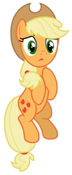 Size: 3656x8861 | Tagged: safe, artist:estories, applejack, earth pony, pony, high res, simple background, solo, transparent background, vector