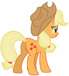 Size: 6532x7189 | Tagged: safe, artist:estories, applejack, earth pony, pony, absurd resolution, simple background, solo, transparent background, vector