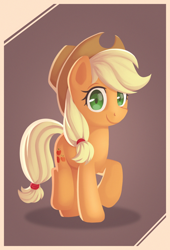 Size: 1500x2200 | Tagged: safe, artist:anonbelle, applejack, earth pony, pony, female, looking at you, mare, solo