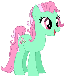 Size: 323x387 | Tagged: safe, artist:selenaede, artist:user15432, minty, earth pony, pony, g3, g4, 1000 hours in ms paint, base used, g3 to g4, generation leap, ms paint, simple background, solo, white background