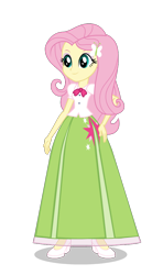 Size: 550x930 | Tagged: safe, alternate version, artist:cartoonmasterv3, fluttershy, equestria girls, alternate universe, clothes, long skirt, shoes, skirt, solo