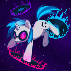 Size: 600x600 | Tagged: safe, artist:naroclie, dj pon-3, vinyl scratch, pony, unicorn, female, mare, solo