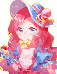 Size: 1000x1300 | Tagged: safe, artist:瑞博, pinkie pie, human, anime, female, humanized, solo