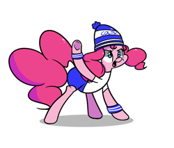 Size: 1280x1088 | Tagged: safe, artist:turtlefarminguy, pinkie pie, pony, american football, cheering, clothes, cute, indianapolis colts, open mouth, super bowl