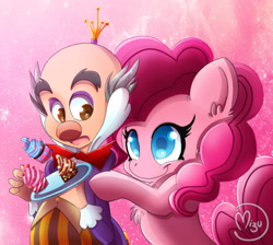 Size: 850x762 | Tagged: safe, artist:blazemizu, pinkie pie, earth pony, pony, crossover, king candy, wreck-it ralph