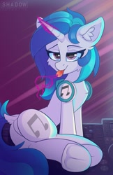 Size: 1535x2362 | Tagged: safe, artist:php97, dj pon-3, vinyl scratch, pony, butt, female, looking at you, plot, remastered, solo