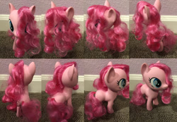 Size: 1318x911 | Tagged: safe, pinkie pie, earth pony, pony, female, mare, pink coat, solo, toy