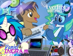 Size: 3300x2554 | Tagged: safe, artist:pixelkitties, dj pon-3, vinyl scratch, pony, everfree northwest