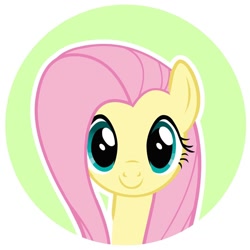 Size: 1080x1080 | Tagged: safe, fluttershy, pegasus, pony, cute, looking at you, profile picture, shyabetes, solo