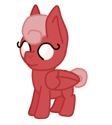 Size: 373x415 | Tagged: safe, artist:casanova-mew, oc, oc only, oc:rose mary, pegasus, pony, baby, baby pony, female, filly, magical lesbian spawn, offspring, parent:princess flurry heart, parent:pumpkin cake, parents:pumpkin heart, simple background, solo, white background