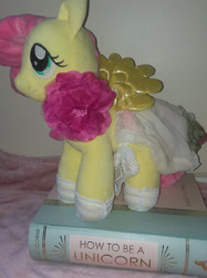 Size: 1280x1707 | Tagged: safe, artist:clestival, fluttershy, pegasus, pony, clothes, dress, irl, photo, plushie, solo