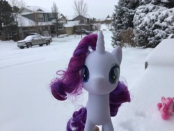 Size: 3264x2448 | Tagged: safe, pinkie pie, rarity, pony, unicorn, snow, snow day