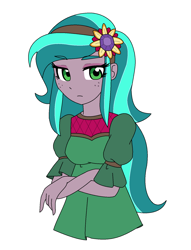 Size: 1258x1644 | Tagged: safe, artist:fantasygerard2000, gaea everfree, gloriosa daisy, equestria girls, legend of everfree, beautiful, palette swap, recolor, simple background, solo, white background