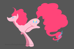 Size: 2612x1720 | Tagged: safe, artist:twilightdreamkeeper, pinkie pie, pony, lineless, solo