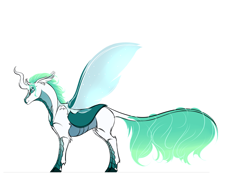 Size: 5000x3529 | Tagged: safe, artist:cookiemoonloo, thorax, changedling, changeling, alternate design, changeling king, high res, king thorax, simple background, solo, white background