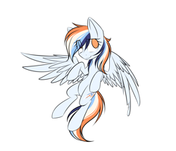 Size: 3500x3000 | Tagged: safe, artist:snowbunny0820, oc, oc only, oc:irida ray, pegasus, pony, female, high res, mare, simple background, solo, white background