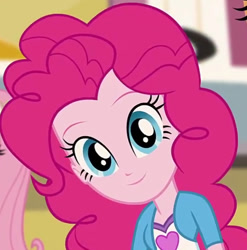 Size: 514x521 | Tagged: safe, screencap, fluttershy, pinkie pie, equestria girls, cropped, cute, diapinkes