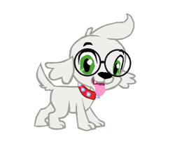 Size: 583x487 | Tagged: safe, artist:3d4d, dog, equestria girls, base used, crossover, dogified, mr. peabody, mr. peabody and sherman, simple background, solo, species swap, white background