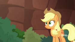 Size: 1920x1080 | Tagged: safe, screencap, applejack, earth pony, pony, sounds of silence, female, mare, solo