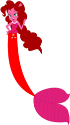 Size: 539x953 | Tagged: safe, artist:selenaede, artist:user15432, pinkie pie, mermaid, equestria girls, alternate cutie mark, alternate universe, base used, clothes, elements of insanity, equestria girls style, equestria girls-ified, fins, jewelry, mermaid tail, mermaidized, necklace, pearl necklace, pinkis cupcake, ponied up, species swap, tail