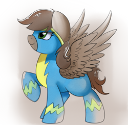 Size: 2459x2406 | Tagged: safe, artist:pridark, oc, oc only, pegasus, pony, clothes, commission, female, mare, simple background, solo, uniform, white background, wonderbolts uniform