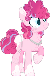 Size: 1836x2746 | Tagged: safe, artist:sh3llysh00, bubble berry, pinkie pie, pony, alternate design, male, simple background, solo, transgender, transparent background