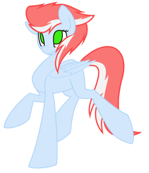 Size: 976x1134 | Tagged: artist needed, safe, oc, oc only, oc:wind wing, pegasus, pony, base used, simple background, solo, white background