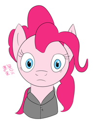 Size: 1652x2160 | Tagged: safe, artist:balticpagan, pinkie pie, pony, amateur art, solo