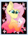 Size: 2396x3000 | Tagged: safe, artist:tomboygirl45, angel bunny, fluttershy, pegasus, pony, bust, cutie mark, portrait