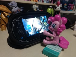 Size: 4608x3456 | Tagged: safe, pinkie pie, earth pony, pony, irl, photo, psvita