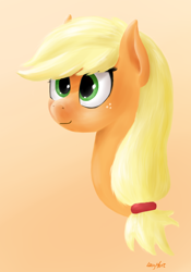 Size: 1118x1594 | Tagged: safe, artist:lazymort, applejack, earth pony, pony, solo