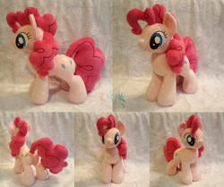 Size: 1280x1068 | Tagged: safe, artist:fire-topaz, pinkie pie, pony, irl, photo, plushie, solo