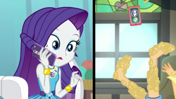 Size: 1920x1080 | Tagged: safe, screencap, applejack, rarity, better together, equestria girls, rollercoaster of friendship, barefoot, context is for the weak, feet, geode of shielding, out of context