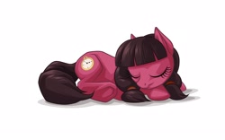 Size: 2560x1600 | Tagged: safe, artist:mysticalpha, oc, oc only, oc:macdolia, earth pony, pony, digital art, resting, sleeping, solo, underhoof