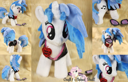 Size: 1560x1000 | Tagged: safe, artist:nakedskull, dj pon-3, vinyl scratch, pony, clothes, irl, jacket, photo, plushie, solo