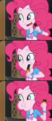 Size: 648x1500 | Tagged: safe, screencap, pinkie pie, equestria girls, movie magic, spoiler:eqg specials, cute, diapinkes, ponk, solo