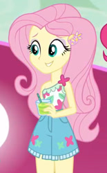 Size: 409x660 | Tagged: safe, fluttershy, pinkie pie, better together, equestria girls, spring breakdown, cropped, cute, shyabetes, solo focus