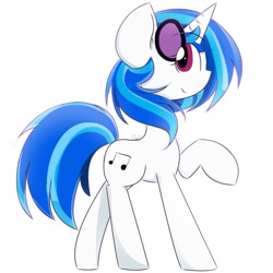 Size: 1024x1024 | Tagged: safe, artist:supera14ever, dj pon-3, vinyl scratch, pony, unicorn, cute, female, mare, profile, simple background, solo, vinylbetes, white background