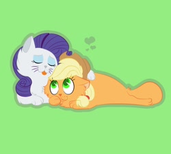 Size: 1200x1080 | Tagged: safe, artist:amethystcutey, applejack, rarity, cat, applecat, catified, cute, female, jackabetes, lesbian, raribetes, raricat, rarijack, shipping, species swap