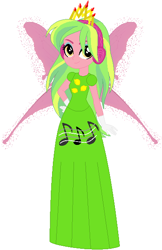 Size: 392x604 | Tagged: safe, artist:selenaede, artist:user15432, lemon zest, human, equestria girls, friendship games, base used, clothes, crown, crystal prep shadowbolts, dress, fairy, fairy princess, fairy princess outfit, fairy wings, gloves, halloween, halloween costume, headphones, holiday, humanized, jewelry, music notes, princess, princess costume, regalia, simple background, white background, winged humanization, wings